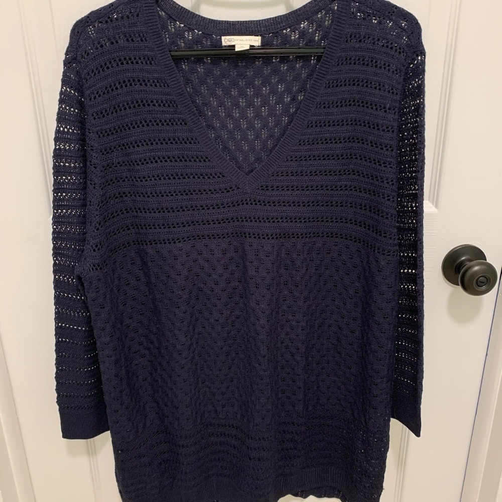 Navy Knit Sweater